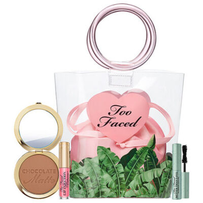 Too Faced Beach to the Streets Set Chocolate Soleil Matte Bronzer Mascara Gloss