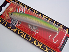LOT OF-2-LUCKY CRAFT 95 WANDER'S 3-3/4" & 3/4OZ WD95 / IN THE COLOR GOLDEN GREEN