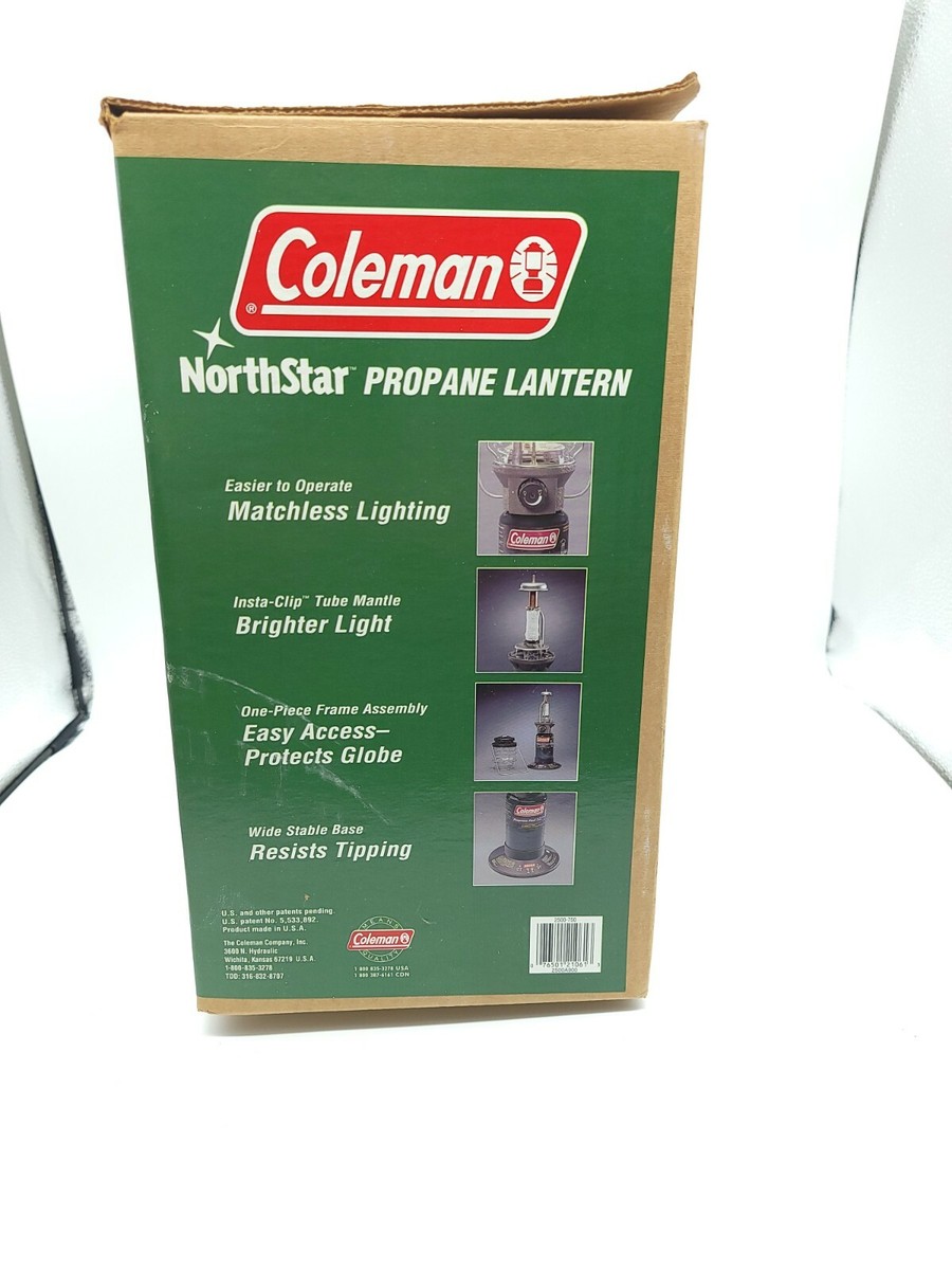 Coleman NorthStar Propane Lantern 2500-750 NOS Never Taken Coleman NorthStar Propane Lantern 2500-750 NOS Never Taken