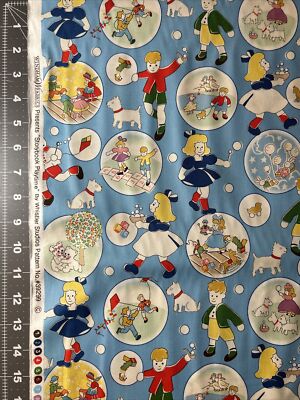 Storybook Playtime By Whistlers Studio Windham Cotton Fabric 1/2 Yard New