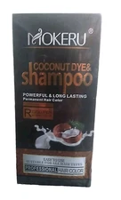 MOKERU 500ML Permanent Hair Dye Color Shampoo Coconut Dark Brown 02 Expires 2026