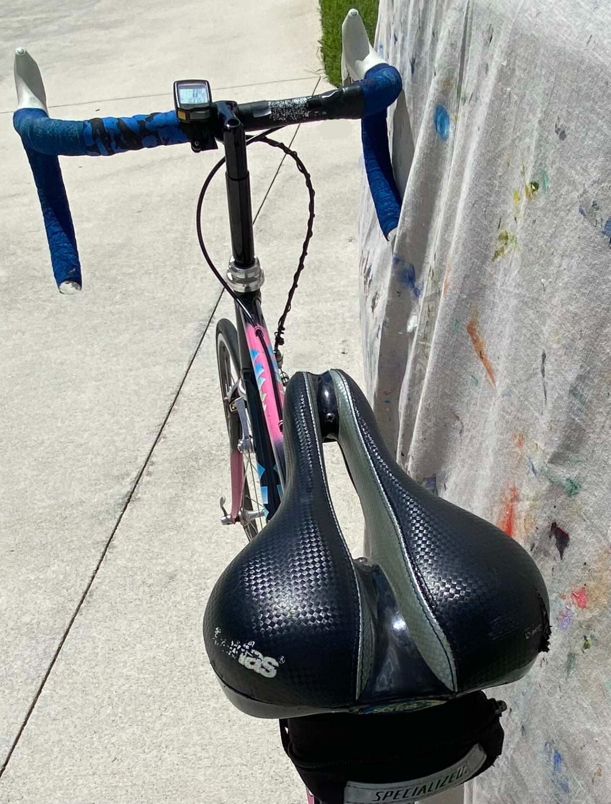 Rare Custom Rossin Road Racing Bike, Campagnolo components, 60 cm.