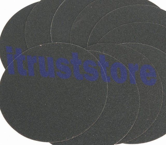 10PC 9" INCH 80 GRIT ROUND PSA STICK ON ABRASIVE SANDING SANDPAPER DISK