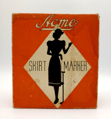 Vintage Acme Skirt Marker Box Only Display Decor