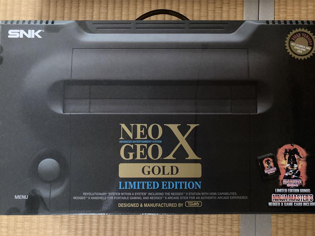 SNK NEO GEO NEOGEO X GOLD Limited Edition Free Shipping Japan 