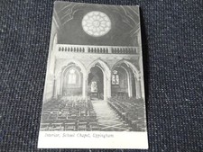 Interior School Chapel Uppingham Postcard - 102622