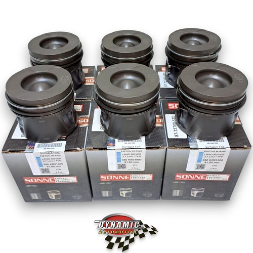 NEW 6X 84.50MM PISTONS & RING FOR LAND ROVER DISCOVERY VELAR SPORT 306DT 3.0 TDV6 - Picture 1 of 6