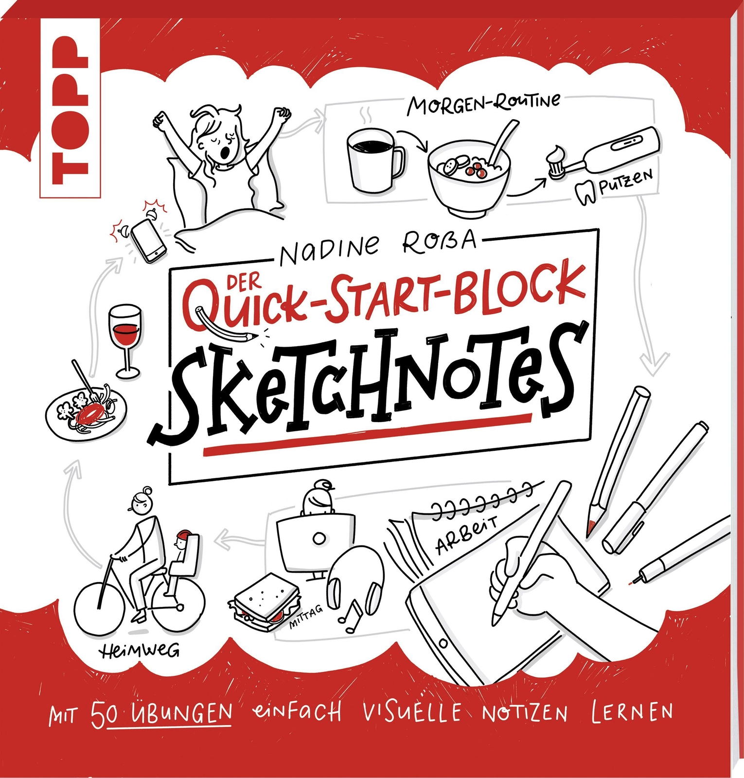 Thumbnail - Sketchnotes. Der Quick-start-block | Nadine Roßa | Taschenbuch | 144