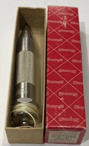 Vintage Starrett 177C Steel Plumb Bob 6" Solid Steel in Original Box EXCELLENT