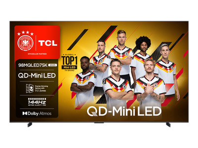 TCL Fernseher 98MQLED75K 98 Zoll 4K Ultra HD QLED Mini LED TV #31992607