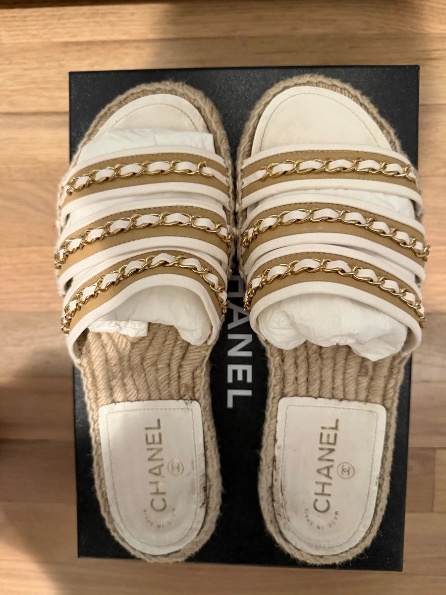 CHANEL Gold Sandals for Women for sale | eBay