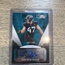 Panini 2020 Chronicles Signature Series Joe Schobert Jaguars SS-JSC Auto /299