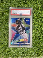 2022 Topps Chrome Logofractor Future Stars Blue Bryan De La Cruz /150 PSA 10