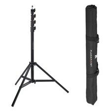 Flashpoint Pro Heavy-Duty Air-Cushioned Light Stand Black, 9.5' 