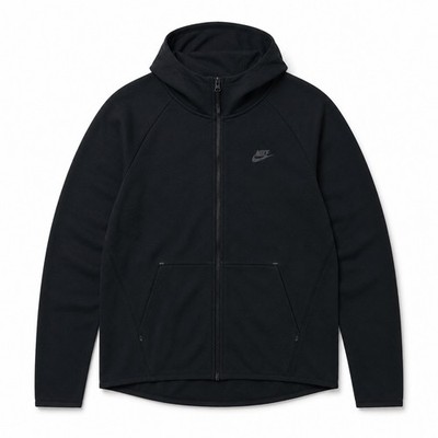 Nike Sportswear Tech Fleece Full-Zip Hoodie Black Men s Size XXL