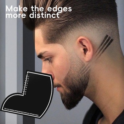 Precise Accurate Portable Durable Handy Reliable 2PCS Hair Cutting Styling Ruler