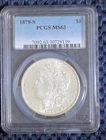 1879-S Morgan Silver Dollar, PCGS MS63