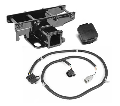 Rugged Ridge 11580.52 Receiver Hitch Kit for Jeep Wrangler 07-18