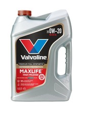 High Mileage Full Synthetic Motor Oil 0W-20 - Extended Protection, 5 Quart 41.59 per gallon