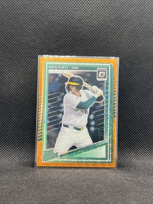 2025 Panini Donruss Optic Rated Prospects Nick Kurtz #154 Orange