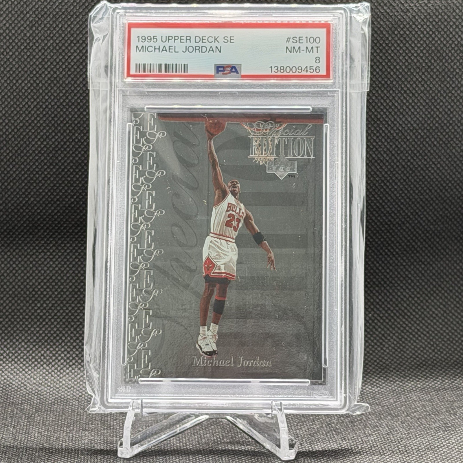 Upper Deck 1995 SE Special Edition Insert Michael Jordan SE100 Bulls PSA 8