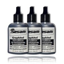 3x Sesam Graphitöl 50 ml Schlossöl Frostschutz Pflege Multiöl Schmiermittel KFZ