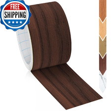 GSCIT Club Wood Grain Repair Tape 2.3"x50ft Self-Adhesive Walnut Finish