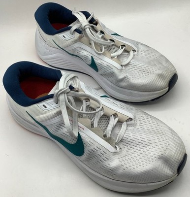Nike Men's Size 8 Air Zoom Structure 24 Running Shoe, White, DA8535-102