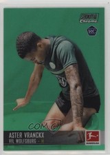 2021 Stadium Club Chrome Bundesliga Green Refractor 20/99 Aster Vranckx #99 0kb5