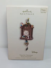 Hallmark Time For Christmas Disney Mickey & Friends Magic Motion Cuckoo Clock