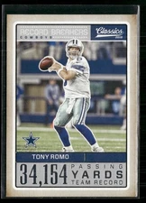 2016 Panini Classics #15 Tony Romo Record Breakers