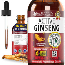 Active Ginseng Korean Red Panax Ginseng with Natural Ginsenosides-Liquid Extract