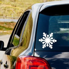 Snowflake Vinyl Decal Sticker Car Truck Window Laptop Holiday Christmas s3