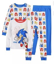 Sonic the Hedgehog 2 Pair Pajama Set New Size 2T Comfy Casual Sleepwear
