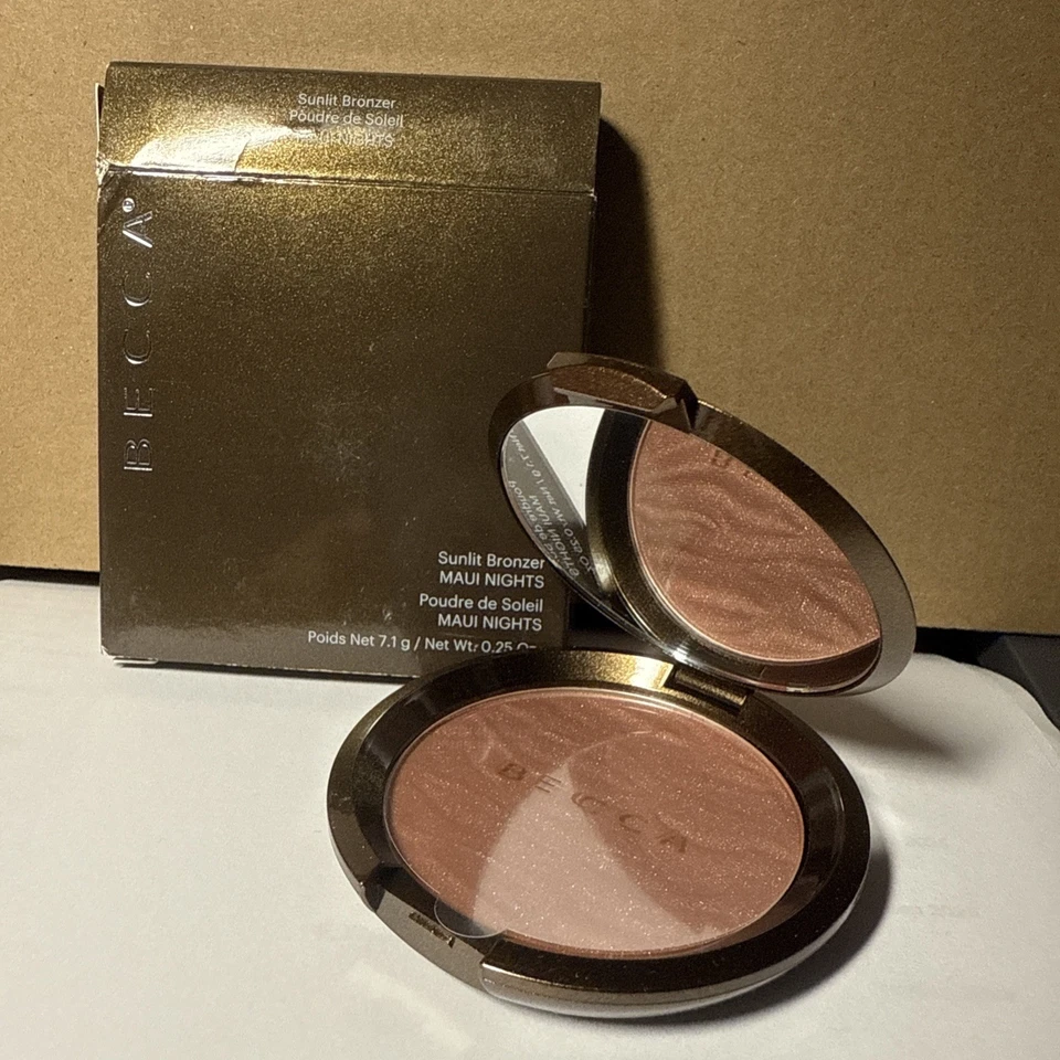 Becca MAUI ночей Sunlit бронзер, 0,25 унций / 7,1 г в коробке - Изображение 3 из 4