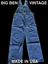 Big Ben Denim Overalls 80's-90's Men's Size W36