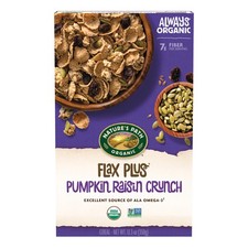 Natures Path Organic Flax Plus Pumpkin Raisin Crunch Cereal, 12.3 oz 102.06 per gallon