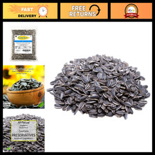 Raw Whole Sunflower Seeds 4 lbs - In-Shell, No Additives, Resealable Bag, Allerg