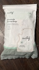 Motif Medical 100 Count 8 Ounce Single Use Breastmilk Storage Bags NEW