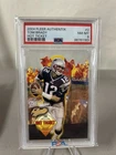 TOM BRADY Card  2004 FLEER AUTHENTIX #2 of 15  HOT TICKET Die-Cut Insert PSA 8