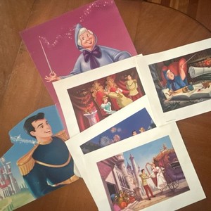 Walt Disney Cinderella II Dreams Come True Lithograph Portfolio Set 4 Prints