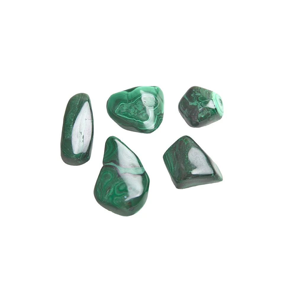 Malachite Healing Tumblestone 1-2cm (AA Grade) – Balance & Protection