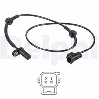 Delphi Sensor, Raddrehzahl Links, Vorderachse FüR Volvo