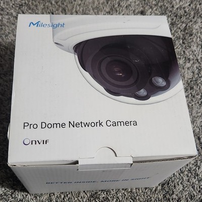 Milesight Pro Dome Network Camera MS-C2972-RFIPA 2.7 NEW Open Box