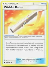Wishful Baton Uncommon Burning Shadows 128/147 LP Pokemon