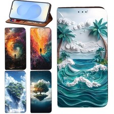 PU Leather Phone Cover Case For Samsung Galaxy S8/S20/S21/S22/S23/S24/S25 UK