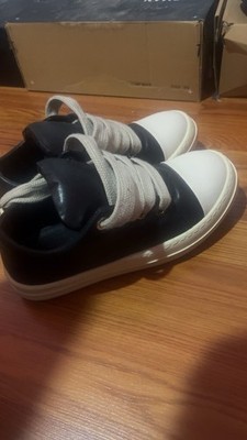 Rick Owens Jumbo Laces Low Top Sneakers Black EU 46 US 12