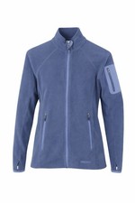 Marmot Women s Blue Polartec Fleece Jacket Full Zip Hiking Layer Size S