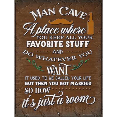 Its Just A Room Novelty Metal Parking Sign
