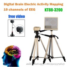 KT88-3200 32-Channel Digital EEG Machine w/ Brain Mapping USB Software+Video